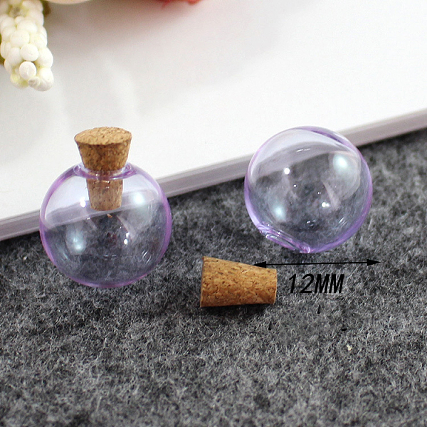 PandaHall Miniature Glass Bottles, with Cork Stoppers, Empty Wishing Bottles, for Dollhouse Accessories, Jewelry Making, Round, Medium...
PandaHall Miniature Glass Bottles, with Cork Stoppers, Empty Wishing Bottles, for Dollhouse Accessories, Jewelry Making, Round, Medium...