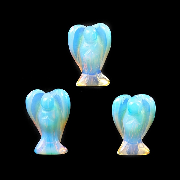 PandaHall Opalite Carved Angel Figurines, for Home Office Desktop Feng Shui Ornament, 24.5~28x17.5~19.5mm Opalite Angel & Fairy
PandaHall Opalite Carved Angel Figurines, for Home Office Desktop Feng Shui Ornament, 24.5~28x17.5~19.5mm Opalite Angel & Fairy