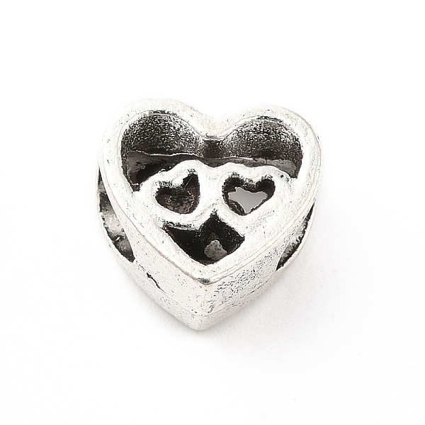 PandaHall Tibetan Style Alloy European Beads, Large Hole Beads, Heart, Antique Silver, 10x11x7mm, Hole: 5.2mm, about 314pcs/500g Alloy Heart
PandaHall Tibetan Style Alloy European Beads, Large Hole Beads, Heart, Antique Silver, 10x11x7mm, Hole: 5.2mm, about 314pcs/500g Alloy Heart