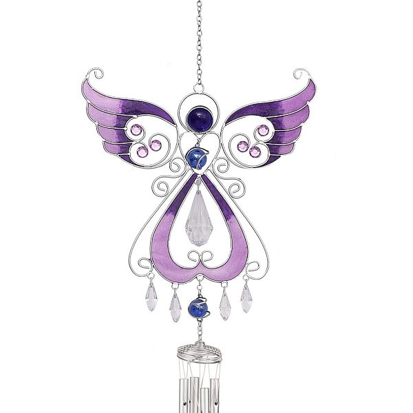 PandaHall Metal Wind Chime, Fairy Angel Enamel Haging Pendant Decorations, Medium Purple, 760x200mm Metal Angel & Fairy
PandaHall Metal Wind Chime, Fairy Angel Enamel Haging Pendant Decorations, Medium Purple, 760x200mm Metal Angel & Fairy