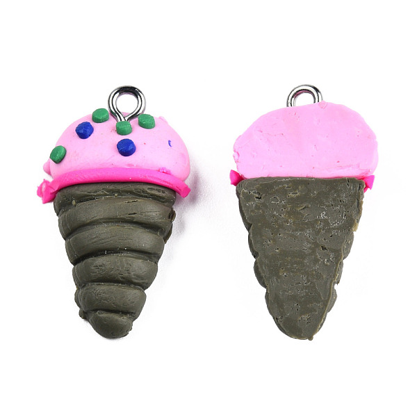 PandaHall Polymer Clay Pendants, Ice Cream, Colorful, 27x15x7mm, Hole: 2mm Polymer Clay Food
PandaHall Polymer Clay Pendants, Ice Cream, Colorful, 27x15x7mm, Hole: 2mm Polymer Clay Food