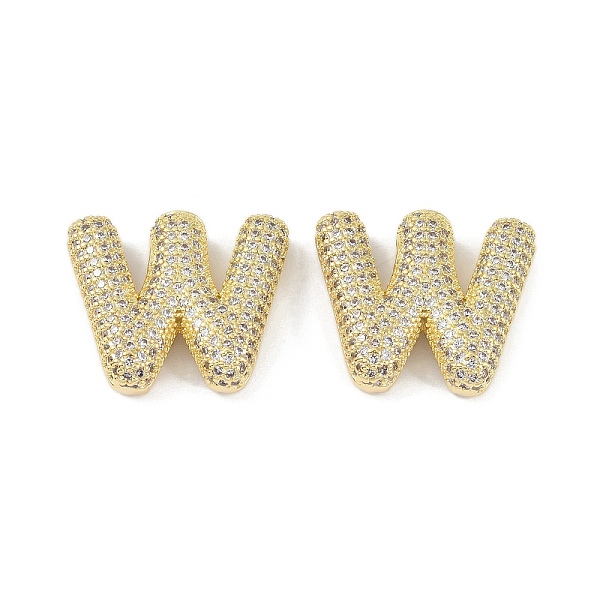PandaHall Brass Micro Pave Clear Cubic Zirconia Pendants, Letter W, 28x25.5x6mm, hole: 3.5x2.5mm Brass+Cubic Zirconia Letter W Clear
PandaHall Brass Micro Pave Clear Cubic Zirconia Pendants, Letter W, 28x25.5x6mm, hole: 3.5x2.5mm Brass+Cubic Zirconia Letter W Clear