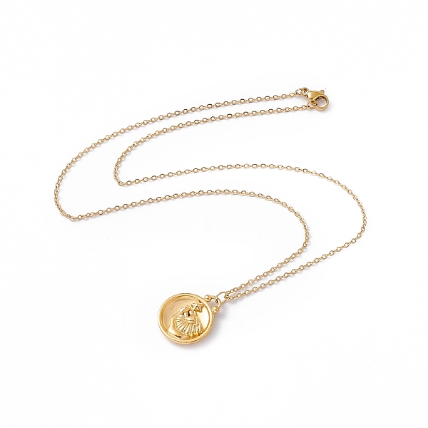 PandaHall Ion Plating(IP) 304 Stainless Steel Pendant Necklace for Men Women, Constellation Theme, Golden, Leo, 17.72 inch(45cm) 304...
PandaHall Ion Plating(IP) 304 Stainless Steel Pendant Necklace for Men Women, Constellation Theme, Golden, Leo, 17.72 inch(45cm) 304...