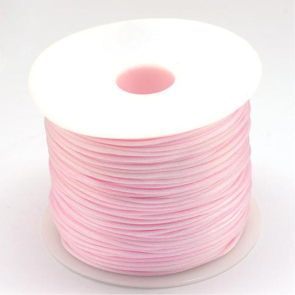 PandaHall Nylon Thread, Rattail Satin Cord, Pearl Pink, 1.5mm, about 49.21 yards(45m)/roll Nylon Pink
PandaHall Nylon Thread, Rattail Satin Cord, Pearl Pink, 1.5mm, about 49.21 yards(45m)/roll Nylon Pink
