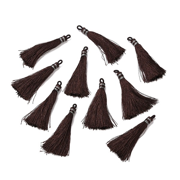 PandaHall Nylon Tassel Big Pendants, Coconut Brown, 80~82x7.5~8.5mm, Hole: 5x4.5mm Nylon
PandaHall Nylon Tassel Big Pendants, Coconut Brown, 80~82x7.5~8.5mm, Hole: 5x4.5mm Nylon