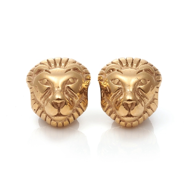 PandaHall Ion Plating(IP) 304 Stainless Steel Beads, Lion, Golden, 12x10.5x8mm, Hole: 3mm 304 Stainless Steel Lion
PandaHall Ion Plating(IP) 304 Stainless Steel Beads, Lion, Golden, 12x10.5x8mm, Hole: 3mm 304 Stainless Steel Lion