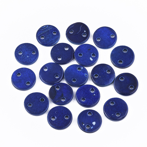 PandaHall Spray Paint Freshwater Shell Links connectors, Flat Round, Blue, 10x2mm, Hole: 1.4mm Shell Flat Round Blue
PandaHall Spray Paint Freshwater Shell Links connectors, Flat Round, Blue, 10x2mm, Hole: 1.4mm Shell Flat Round Blue