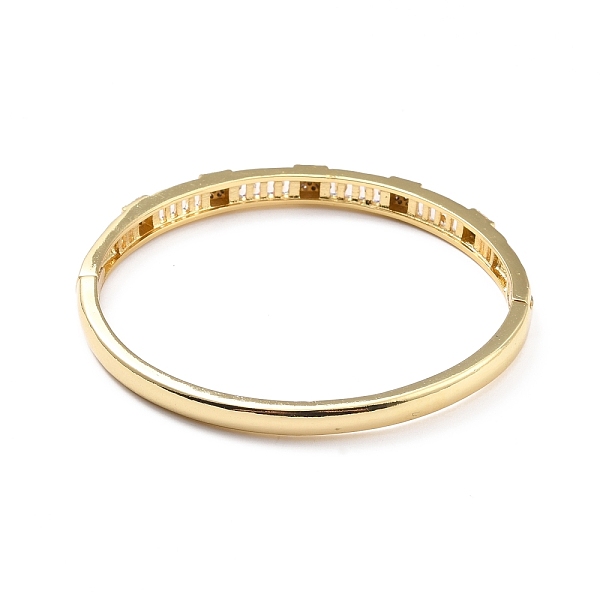 PandaHall Clear Cubic Zirconia Rectangle Hinged Bangle, Brass Jewelry for Women, Cadmium Free & Lead Free, Real 18K Gold Plated, Inner...
PandaHall Clear Cubic Zirconia Rectangle Hinged Bangle, Brass Jewelry for Women, Cadmium Free & Lead Free, Real 18K Gold Plated, Inner...