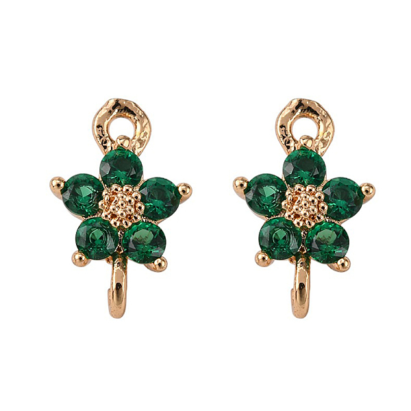 PandaHall Transparent Glass Links connectors, with Brass Findings, Faceted, Flower, Light Gold, Sea Green, 12.5x8x4mm, Hole: 1.4mm Glass...
PandaHall Transparent Glass Links connectors, with Brass Findings, Faceted, Flower, Light Gold, Sea Green, 12.5x8x4mm, Hole: 1.4mm Glass...