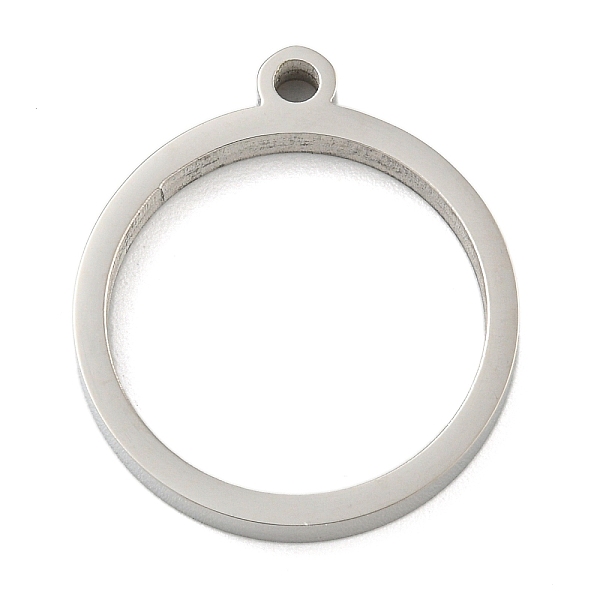PandaHall 304 Stainless Steel Laser Cut Pendants, Ring Charm, Stainless Steel Color, 22.5x20x3mm, Hole: 2mm 304 Stainless Steel Ring
PandaHall 304 Stainless Steel Laser Cut Pendants, Ring Charm, Stainless Steel Color, 22.5x20x3mm, Hole: 2mm 304 Stainless Steel Ring