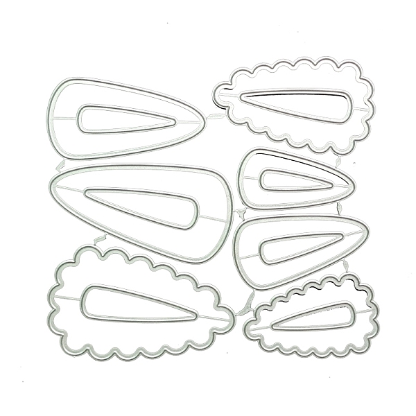 PandaHall Carbon Steel Cutting Dies Stencils, for DIY Scrapbooking/Photo Album, Decorative Embossing DIY Paper Card, Teardrop, Matte...
PandaHall Carbon Steel Cutting Dies Stencils, for DIY Scrapbooking/Photo Album, Decorative Embossing DIY Paper Card, Teardrop, Matte...