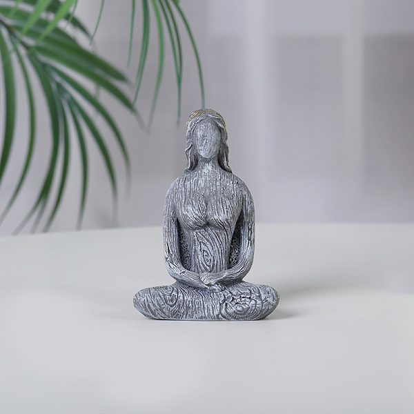PandaHall Resin Yoga Woman Prayer Statue, Fengshui Meditation Sculpture Home Decoration, Slate Gray, 36x56x80mm Resin Human
PandaHall Resin Yoga Woman Prayer Statue, Fengshui Meditation Sculpture Home Decoration, Slate Gray, 36x56x80mm Resin Human