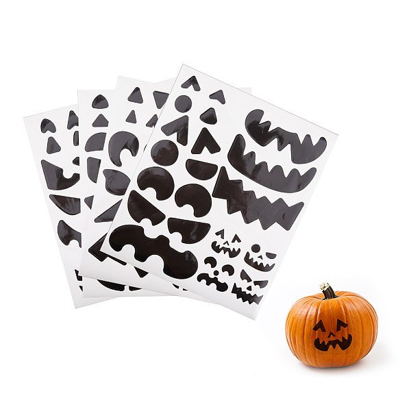 PandaHall Halloween Pumpkin Face Decorative Stickers, Paper Adhesive Decals for Halloween Party Kids DIY Craft Decoration, Black...
PandaHall Halloween Pumpkin Face Decorative Stickers, Paper Adhesive Decals for Halloween Party Kids DIY Craft Decoration, Black...