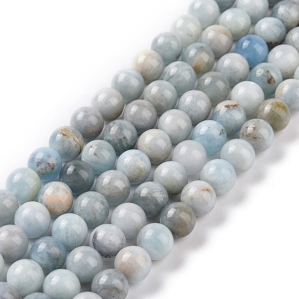 PandaHall Natural Aquamarine Beads Strands, Round, Grade AB, 8mm, Hole: 1mm, about 49pcs/strand, 15.79''(40.1cm) Aquamarine Round
PandaHall Natural Aquamarine Beads Strands, Round, Grade AB, 8mm, Hole: 1mm, about 49pcs/strand, 15.79''(40.1cm) Aquamarine Round