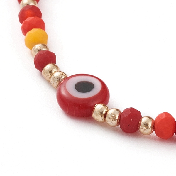 PandaHall Adjustable Nylon Cord Braided Bead Bracelets, with Evil Eye Lampwork Beads, FGB Glass Seed Beads and Frosted Glass Beads, Red...
PandaHall Adjustable Nylon Cord Braided Bead Bracelets, with Evil Eye Lampwork Beads, FGB Glass Seed Beads and Frosted Glass Beads, Red...
