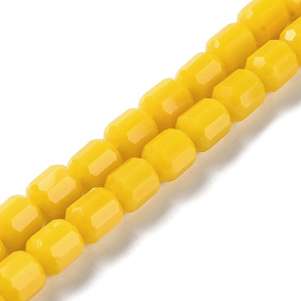 PandaHall Opaque Glass Beads Strands, Faceted Barrel, Gold, 6.5~7x6mm, Hole: 1mm, about 78pcs/strand, 20.28~21.65 inch(51.5~55cm) Glass...
PandaHall Opaque Glass Beads Strands, Faceted Barrel, Gold, 6.5~7x6mm, Hole: 1mm, about 78pcs/strand, 20.28~21.65 inch(51.5~55cm) Glass...
