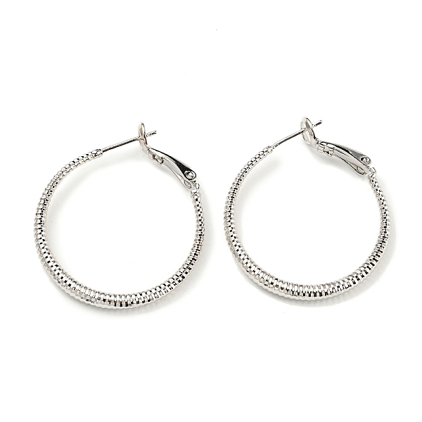 PandaHall Twisted Big Ring Huggie Hoop Earrings for Girl Women, Long-Lasting Plated Brass Earrings, Platinum, 34.7x29x2.8mm, Pin: 0.8mm...
PandaHall Twisted Big Ring Huggie Hoop Earrings for Girl Women, Long-Lasting Plated Brass Earrings, Platinum, 34.7x29x2.8mm, Pin: 0.8mm...