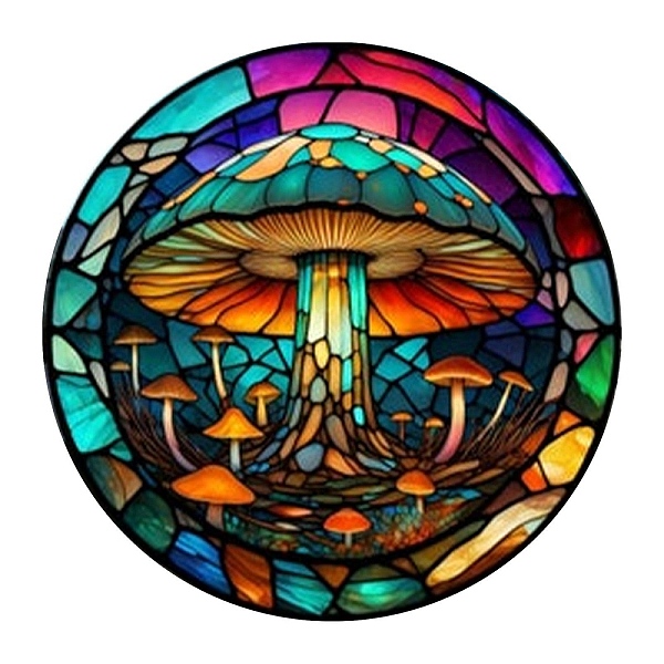 PandaHall Stained Acrylic Art Window Planel, for Suncatchers Window Home Hanging Ornaments, Flat Round, Mushroom, 150x4mm Acrylic Mushroom
PandaHall Stained Acrylic Art Window Planel, for Suncatchers Window Home Hanging Ornaments, Flat Round, Mushroom, 150x4mm Acrylic Mushroom