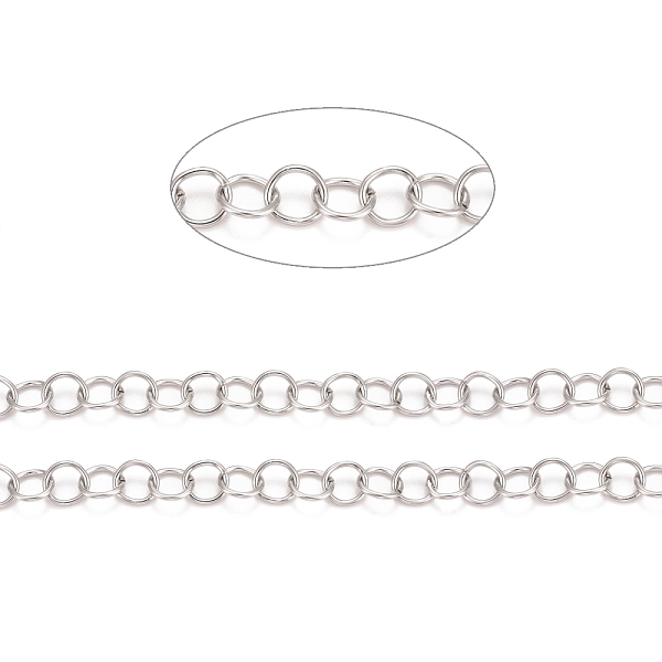 PandaHall 304 Stainless Steel Rolo Chains, Belcher Chains, Unwelded, with Spool, Stainless Steel Color, 9mmx1mm, about 32.8 Feet(10m)/roll...
PandaHall 304 Stainless Steel Rolo Chains, Belcher Chains, Unwelded, with Spool, Stainless Steel Color, 9mmx1mm, about 32.8 Feet(10m)/roll...