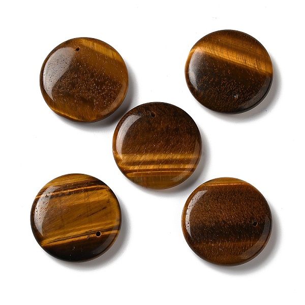 PandaHall Natural Tiger Eye Pendants, Flat Round Charms, 30x6~7.5mm, Hole: 1.2mm Tiger Eye Flat Round
PandaHall Natural Tiger Eye Pendants, Flat Round Charms, 30x6~7.5mm, Hole: 1.2mm Tiger Eye Flat Round