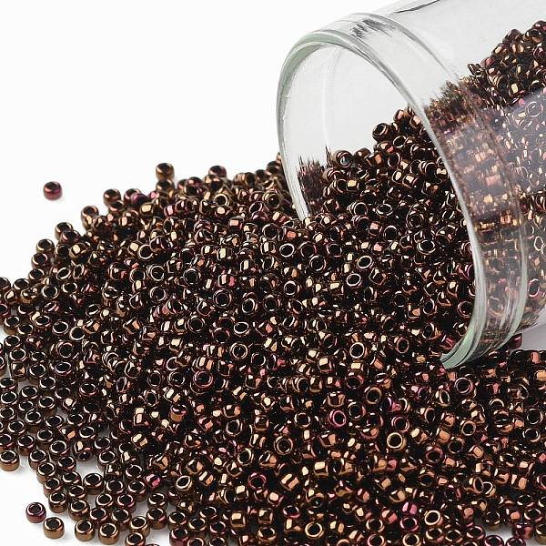 PandaHall TOHO Round Seed Beads, Japanese Seed Beads, (501) Bronze Higher Metallic, 15/0, 1.5mm, Hole: 0.7mm, about 135000pcs/pound Glass..., Brown
PandaHall TOHO Round Seed Beads, Japanese Seed Beads, (501) Bronze Higher Metallic, 15/0, 1.5mm, Hole: 0.7mm, about 135000pcs/pound Glass..., Brown