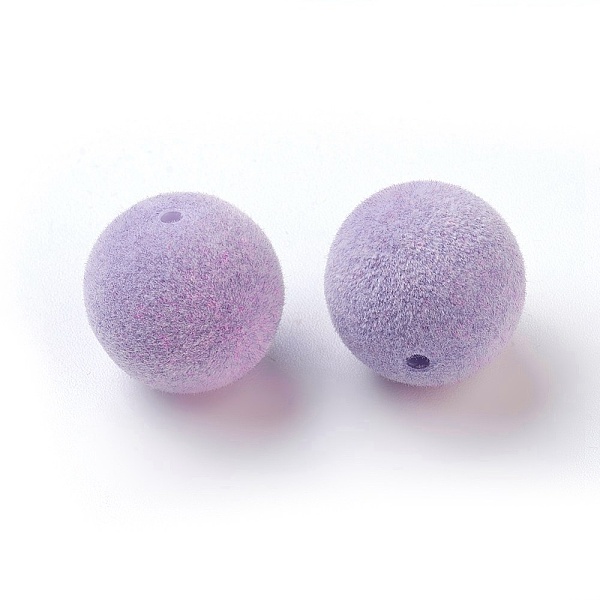 PandaHall Flocky Acrylic Beads, Half Drilled, Round, Lilac, 16mm, Hole: 1.6mm Acrylic Round Purple
PandaHall Flocky Acrylic Beads, Half Drilled, Round, Lilac, 16mm, Hole: 1.6mm Acrylic Round Purple