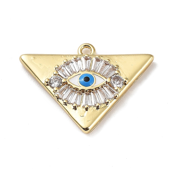 PandaHall Rack Plating Brass Micro Pave Cubic Zirconia and Enamel Pendants, Triangle Charms, Long-Lasting Plated, Cadmium Free & Lead Free..., Clear
PandaHall Rack Plating Brass Micro Pave Cubic Zirconia and Enamel Pendants, Triangle Charms, Long-Lasting Plated, Cadmium Free & Lead Free..., Clear