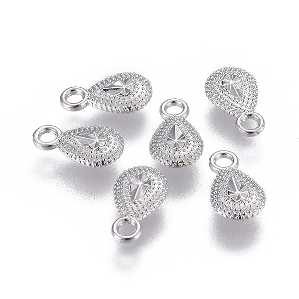 PandaHall Alloy Charms, Long-Lasting Plated, teardrop, Platinum, 11x6.5x2.5mm, Hole: 1.6mm Alloy Teardrop
PandaHall Alloy Charms, Long-Lasting Plated, teardrop, Platinum, 11x6.5x2.5mm, Hole: 1.6mm Alloy Teardrop