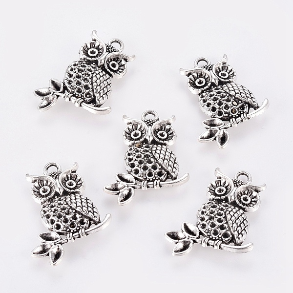 PandaHall Tibetan Style Pendant Rhinestone Settings, Owl, Cadmium Free & Nickel Free & Lead Free, Antique Silver, 36x25x4mm, Hole: 3mm, Fit...
PandaHall Tibetan Style Pendant Rhinestone Settings, Owl, Cadmium Free & Nickel Free & Lead Free, Antique Silver, 36x25x4mm, Hole: 3mm, Fit...