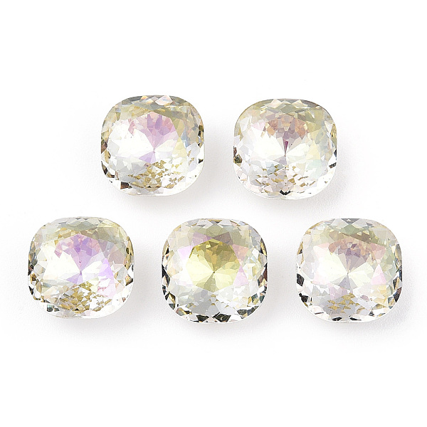 PandaHall K9 Glass Rhinestone Cabochons, Pointed Back & Back Plated, Faceted, Square, Jonquil, 10x10x6mm Glass Rhinestone Square Yellow
PandaHall K9 Glass Rhinestone Cabochons, Pointed Back & Back Plated, Faceted, Square, Jonquil, 10x10x6mm Glass Rhinestone Square Yellow