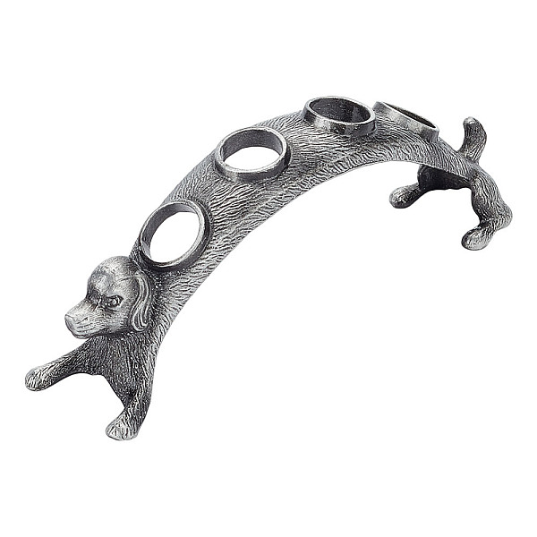 PandaHall 4-Hole Zinc Alloy Wine Cork Display Rack, Wine Stoppers Decorative Holder Stands, Dog, Antique Silver, 7.3x18.8x4.85cm Alloy Dog
PandaHall 4-Hole Zinc Alloy Wine Cork Display Rack, Wine Stoppers Decorative Holder Stands, Dog, Antique Silver, 7.3x18.8x4.85cm Alloy Dog