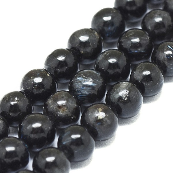 PandaHall Natural Kyanite/Cyanite/Disthene Beads Strands, Round, 6mm, Hole: 0.7mm, about 60pcs/strand, 15 inch(38cm) Kyanite Round Black 
PandaHall Natural Kyanite/Cyanite/Disthene Beads Strands, Round, 6mm, Hole: 0.7mm, about 60pcs/strand, 15 inch(38cm) Kyanite Round Black