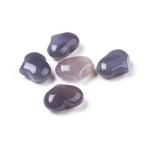 PandaHall Natural Grey Agate Heart Love Stone, Pocket Palm Stone for Reiki Balancing, 20x25x11~13mm Grey Agate Heart
PandaHall Natural Grey Agate Heart Love Stone, Pocket Palm Stone for Reiki Balancing, 20x25x11~13mm Grey Agate Heart
