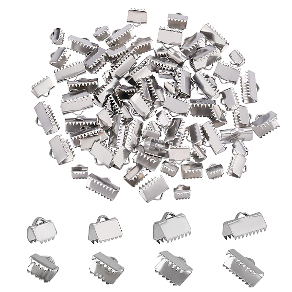 PandaHall DICOSMETIC 240pcs 4 Sizes 304 Stainless Steel Ribbon Crimp Ends Rectangle Clamp Crimps Fastener Ribbon End Findings with Loop for...
PandaHall DICOSMETIC 240pcs 4 Sizes 304 Stainless Steel Ribbon Crimp Ends Rectangle Clamp Crimps Fastener Ribbon End Findings with Loop for...