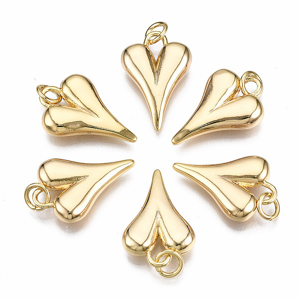 PandaHall Brass Pendants, with Jump Rings, Nickel Free, Heart, Real 18K Gold Plated, 19.5x13x4mm, Jump Rings: 5x0.8mm, 3mm inner diameter...
PandaHall Brass Pendants, with Jump Rings, Nickel Free, Heart, Real 18K Gold Plated, 19.5x13x4mm, Jump Rings: 5x0.8mm, 3mm inner diameter...