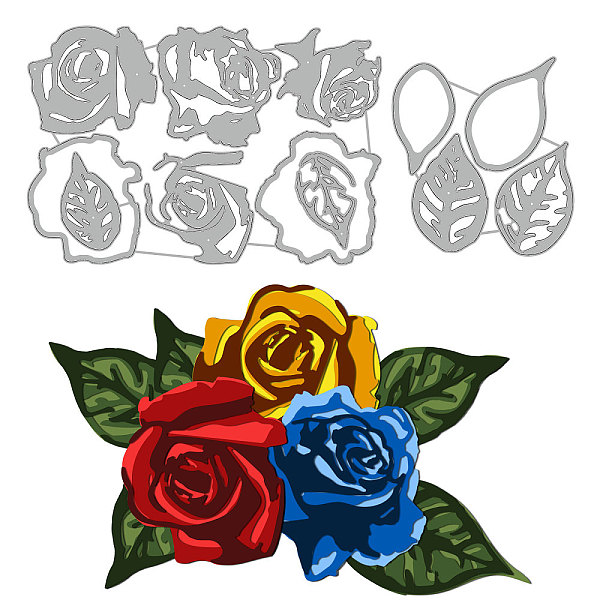 PandaHall GLOBLELAND Layered Rose Metal Stacked Rose Cutting Dies Flowers and Leaves Embossing Stencils Template for Decorative Embossing...
PandaHall GLOBLELAND Layered Rose Metal Stacked Rose Cutting Dies Flowers and Leaves Embossing Stencils Template for Decorative Embossing...