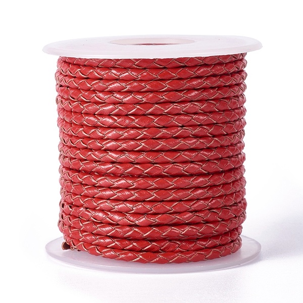 PandaHall Braided Cowhide Cord, Leather Jewelry Cord, Jewelry DIY Making Material, with Spool, FireBrick, 3.3mm, 10yards/roll Cowhide Round..., Red
PandaHall Braided Cowhide Cord, Leather Jewelry Cord, Jewelry DIY Making Material, with Spool, FireBrick, 3.3mm, 10yards/roll Cowhide Round..., Red