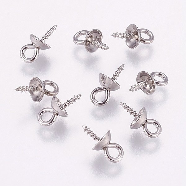 PandaHall 201 Stainless Steel Peg Bails Pendants, for Half-driled Beads, Stainless Steel Color, 10x5mm, Hole: 2mm, Pin: 1mm 201 Stainless...
PandaHall 201 Stainless Steel Peg Bails Pendants, for Half-driled Beads, Stainless Steel Color, 10x5mm, Hole: 2mm, Pin: 1mm 201 Stainless...