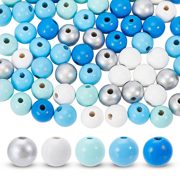 PandaHall GLOBLELAND 150Pcs 5 Colors Blue Wooden Beads 15mm Spray Painted Wood European Beads Large Hole Round Beads Spacer Loose Beads for..., Multicolor
PandaHall GLOBLELAND 150Pcs 5 Colors Blue Wooden Beads 15mm Spray Painted Wood European Beads Large Hole Round Beads Spacer Loose Beads for..., Multicolor