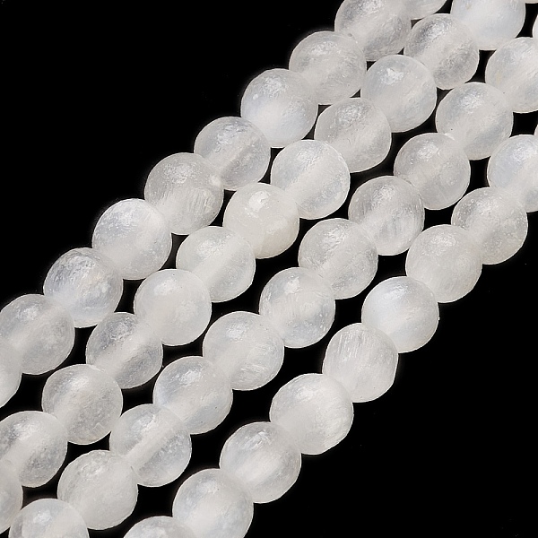 PandaHall Natural Selenite Beads Strands, Round, 4mm, Hole: 0.5mm, about 103pcs/strand, 15.87''(40.3cm) Selenite Round
PandaHall Natural Selenite Beads Strands, Round, 4mm, Hole: 0.5mm, about 103pcs/strand, 15.87''(40.3cm) Selenite Round