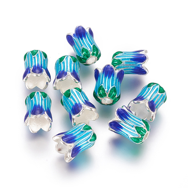 PandaHall Silver Plated Alloy Enamel Beads, Chinese Cabbage, Colorful, 10.5x8.5mm, Hole: 2.5mm Alloy+Enamel Vegetables
PandaHall Silver Plated Alloy Enamel Beads, Chinese Cabbage, Colorful, 10.5x8.5mm, Hole: 2.5mm Alloy+Enamel Vegetables