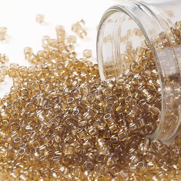 PandaHall TOHO Round Seed Beads, Japanese Seed Beads, (1815) Transparent Rainbow Topaz, 11/0, 2.2mm, Hole: 0.8mm, about 1110pcs/bottle..., Brown
PandaHall TOHO Round Seed Beads, Japanese Seed Beads, (1815) Transparent Rainbow Topaz, 11/0, 2.2mm, Hole: 0.8mm, about 1110pcs/bottle..., Brown