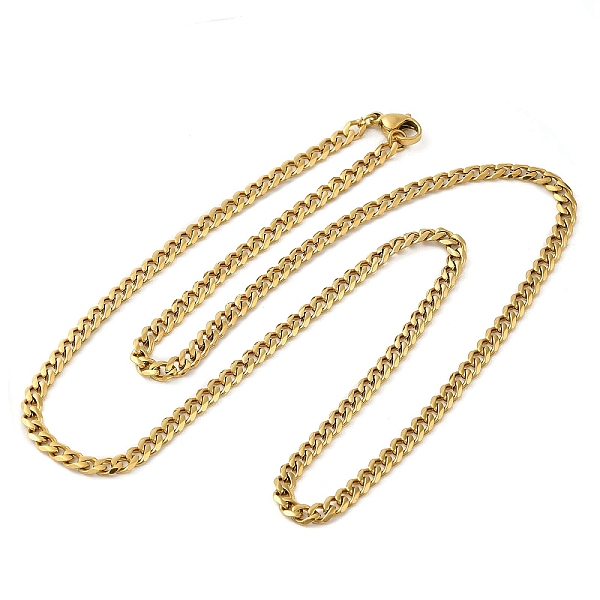 PandaHall Ion Plating(IP) 304 Stainless Steel Cuban Link Chain Necklace for Men Women, Golden, 19.69 inch(50cm) 304 Stainless Steel
PandaHall Ion Plating(IP) 304 Stainless Steel Cuban Link Chain Necklace for Men Women, Golden, 19.69 inch(50cm) 304 Stainless Steel