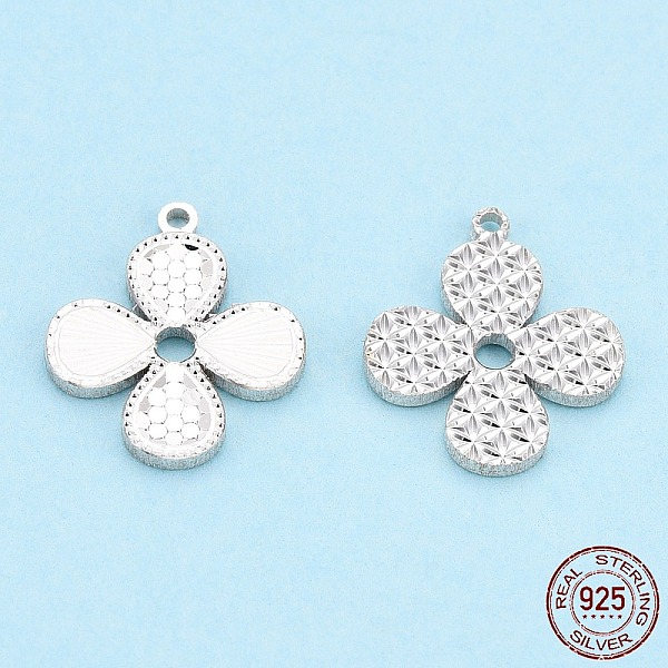 PandaHall 925 Sterling Silver Charms, Flower, Silver, 14x12x1.5mm, Hole: 1mm Sterling Silver Flower
PandaHall 925 Sterling Silver Charms, Flower, Silver, 14x12x1.5mm, Hole: 1mm Sterling Silver Flower