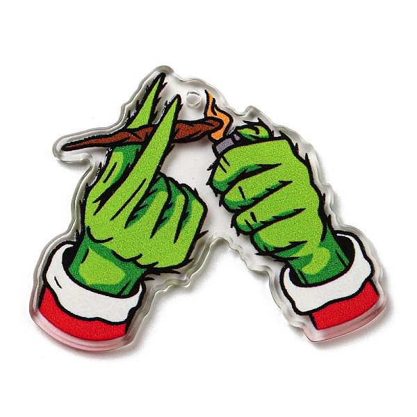 PandaHall Acrylic Pendant, Christmas Theme, Palm, 36x44x2mm, Hole: 1.8mm Acrylic Palm
PandaHall Acrylic Pendant, Christmas Theme, Palm, 36x44x2mm, Hole: 1.8mm Acrylic Palm