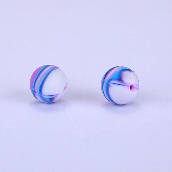 PandaHall Printed Round Silicone Focal Beads, Mauve, 15x15mm, Hole:2mm Silicone Round Purple
PandaHall Printed Round Silicone Focal Beads, Mauve, 15x15mm, Hole:2mm Silicone Round Purple