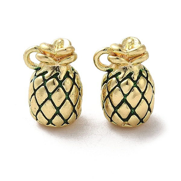 PandaHall Brass Enamel Charms, Pineapple Charms, Real 18K Gold Plated, 11.5x7.5x7mm, Hole: 1.2mm Brass+Enamel Pineapple Green
PandaHall Brass Enamel Charms, Pineapple Charms, Real 18K Gold Plated, 11.5x7.5x7mm, Hole: 1.2mm Brass+Enamel Pineapple Green
