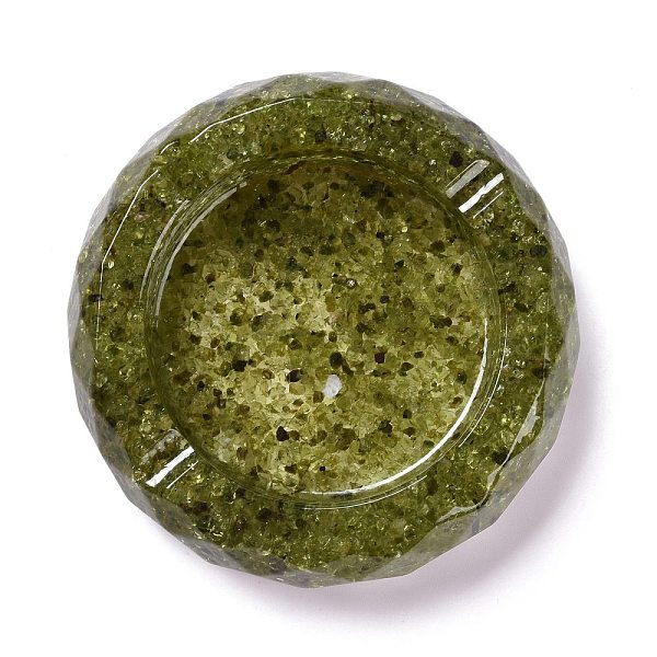 PandaHall Resin with Natural Peridot Chip Stones Ashtray, Home OFFice Tabletop Decoration, Flat Round, 98x24mm, Inner Diameter: 67mm Peridot...
PandaHall Resin with Natural Peridot Chip Stones Ashtray, Home OFFice Tabletop Decoration, Flat Round, 98x24mm, Inner Diameter: 67mm Peridot...