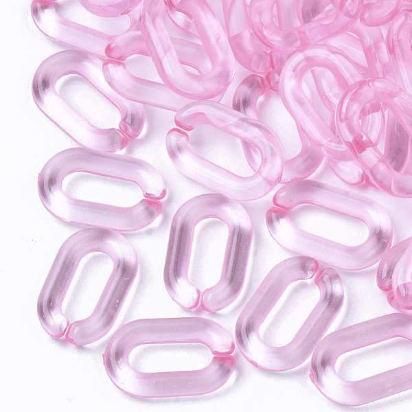 PandaHall Transparent Acrylic Linking Rings, Quick Link Connectors, For Jewelry Cable Chains Making, Oval, Pink, 15x9x3mm, Inner Diameter...
PandaHall Transparent Acrylic Linking Rings, Quick Link Connectors, For Jewelry Cable Chains Making, Oval, Pink, 15x9x3mm, Inner Diameter...