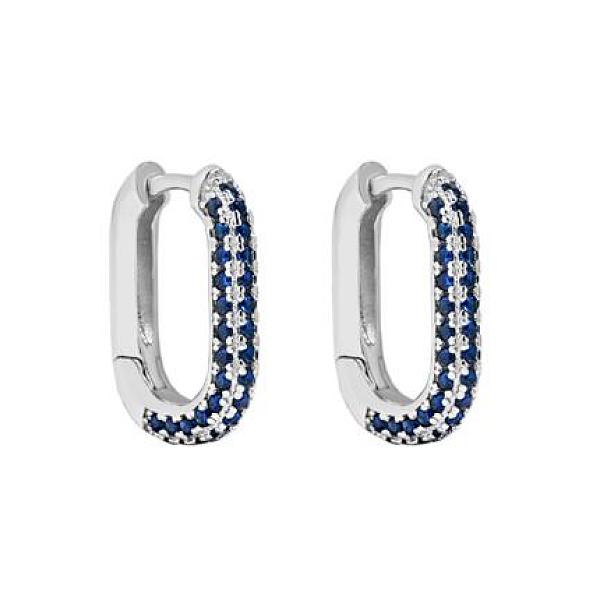 PandaHall 925 Sterling Silver Hoop Earrings, Minimalist Design Micro Cubic Zirconia Oval Personalized Women's Earrings, Marine Blue...
PandaHall 925 Sterling Silver Hoop Earrings, Minimalist Design Micro Cubic Zirconia Oval Personalized Women's Earrings, Marine Blue...
